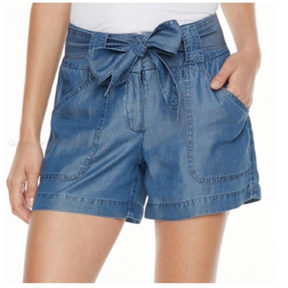 Women's Apt-9 Chambray Soft Shorts